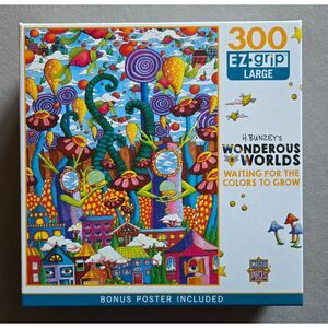 MasterPieces Waiting For The Colors To Grow 300 pc Hannah Bunzey Complete EUC